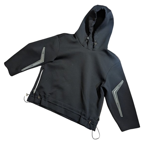 S.Deer / Concept Other - Mens Pullover Hoodie Black Size Small DEER / Concept Indie Designer Streetwear